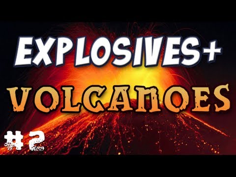 Minecraft - Volcanos & Raining TNT - Explosives+ Mod Part 2