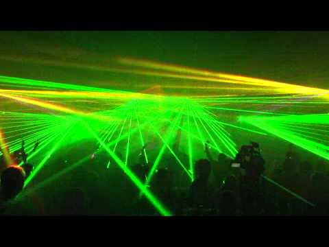 Tiesto Prešov 2010 Laser Show by MINISTRY Rental Service