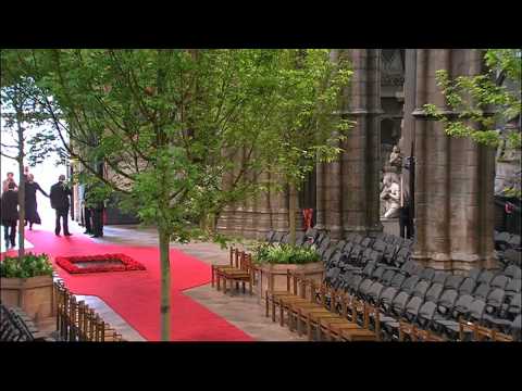 Royal Wedding cartwheel in Westminster Abbey