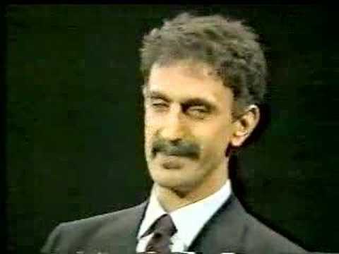 Frank Zappa on Crossfire 1986