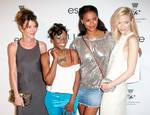 Jaime King, Rye Rye and Joy Bryant and Robbie Myers attend the ELLE Spa Launch Party at Eden Roc Renaissance Miami Beach Resort and Spa Miami Beach, Florida June 9, 2011