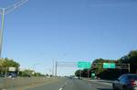 Keeler Street Expressway (NY 104) eastbound at Hudson Avenue. East of Parma Corners, development on NY 104 steadily increases as it heads toward the town of Greece.