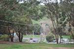 Looking towards the main intersection at Strath Creek from Pioneer Park. Strath Creek is a small town in central Victoria, Australia. The town is located in the Shire of Murrindindi local government area, 104 kilometers (65 mi) north of the state capital, Melbourne, on the creek of the same name which flows into King Parrot Creek to the north