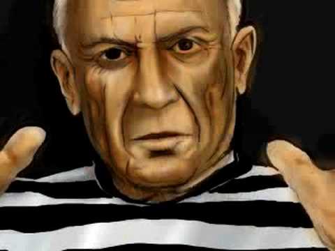 Pablo PICASSO - artist speed painting by Martin Missfeldt