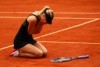 Sharapova celebrates victory