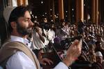 Jammu Kashmir Liberation Front (JKLF) chairman Muhammad Yasin Malik Adressing a gathering inJamia Masjid Srinagar on September 10, 2010. Both the leaders while addressing the Friday congregation at the historic Jamia Masjid said that they would share a common platform from today onwards and vowed to take the ongoing movement to its logical end.