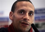 England soccer player Rio Ferdinand 