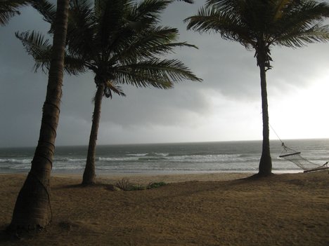 View of sea from the beach hut - beauty