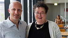 Rafael Epstein with Professor Jane Fisher