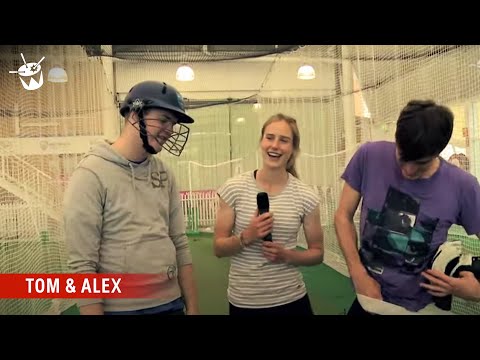 Tom & Alex get bowled over by Ellyse Perry and Stuart Clark!