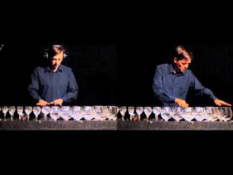 Ave Maria on glass harp