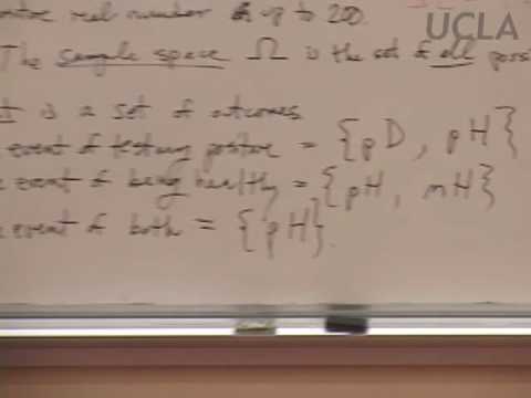 Probability for Life Science, Lecture 1, Math 3C, UCLA