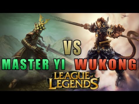 League of Legends - 1v1 Mid SONG - Master Yi vs Wukong [Epic Rap Battles of History Parody]