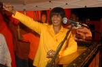 File - Portia Simpson Miller Prime minister of Jamaica arrives to speaks to supporters after the defeat of the Peoples National Party in the general election,Monday, September 3,2007 in Kingston,Jamaica.