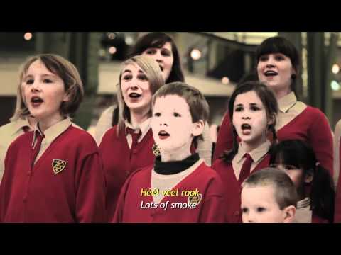 Children's choir starts bullying in a shopping mall