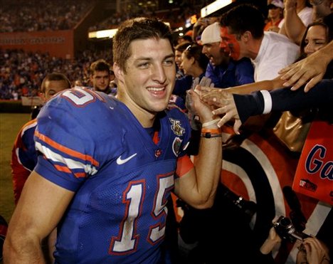 Florida quarterback Tim Tebow          (bb2)