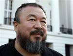 Chinese Avant-Garde artist Ai Weiwei is pictured at the Theater am Goetheplatz in Bremen, northern Germany, on Sunday, Oct. 4, 2009.