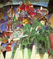 Aristarkh Lentulov (Russian: Лентулов, Аристарх Васильевич) (January 4, 1882 - April 15, 1943) was a major Russian avant-garde artist of Cubist orientation who also worked on set designs for the theatre.