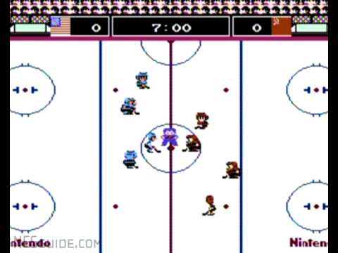 Ice Hockey - NES Gameplay