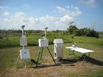 GRAND ISLE, La. - Environmental Protection Agency air monitoring equipment on the east end of Grand Isle, including Summa Canister, PUF high volume air sampler and a PQ 200 June 14, 2010. EPA photo. (913300) ( EPA monitoring equpment )