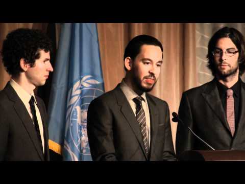 Linkin Park Accepts UN Foundation / UNA-USA 2011 Global Leadership Award