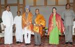 The Prime Minister, Dr. Manmohan Singh, after the UPA Coordination Committee Meeting, in New Delhi on June 15, 2012.