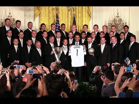 President Obama Honors 2011 MLS Cup Champion LA Galaxy