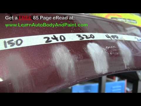 Most Common Autobody Sand Paper Grits - 80 Grit, 150 Grit, 240 Grit, 320 Grit, 400 Grit, 2000 Grit