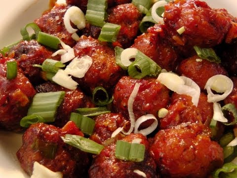 Veg Manchurian (Indo Chinese Recipe)