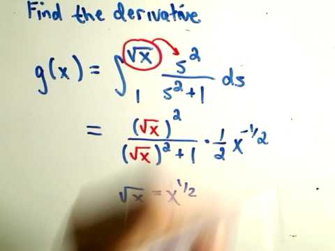 Fundamental Theorem of Calculus Part 1