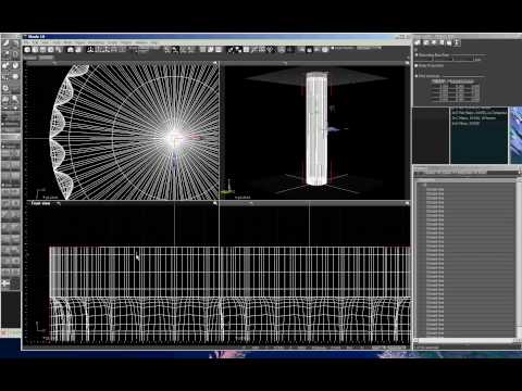 Modelling a Doric order shaft with flutes in Shade 10.5