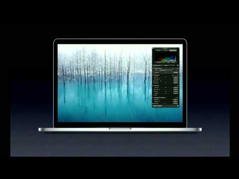 Apple WWDC 2012 Keynote Pt. 2: New Mac Books