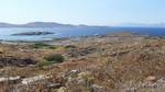 The island of Delos (Greek: Δήλος, IPA: [ˈðilo̞s]), isolated in the centre of the roughly circular ring of islands called the Cyclades, near Mykonos, is one of the most important mythological, historical and archaeological sites in Greece. The excavations in the island are among the most extensive in the Mediterranean; ongoing work takes place under the direction of the French School at Athens.