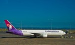 Hawaiian Airlines 767, Auckland, 14 Nov. 2008.