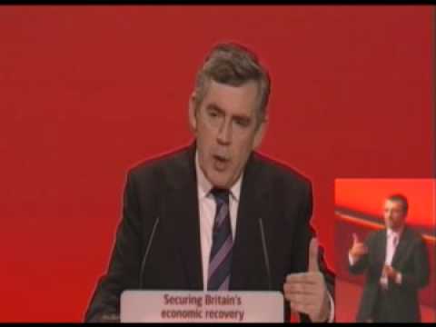 Gordon Brown's speech to Labour Conference