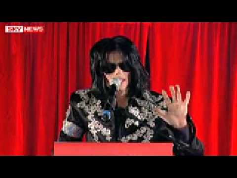 Michael Jackson O2 Arena Performances Announcement