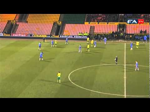 Penalty shootout and official highlights - Norwich v Chelsea - FA Youth Cup - 11-01-12