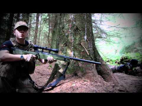 Airsoft War SNIPER L96, FN 5-7, M60 Forest Battle Scotland