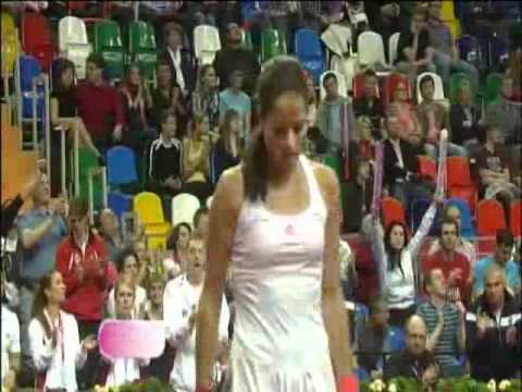 Fed Cup Highlights: Anastasia Pavlyuchenkova v Ana Ivanovic