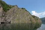 Vidraru lake and tunnel in Romania