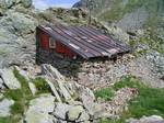 Shelter in Parâng mountains in Romania