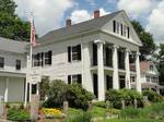 Goin Bailey House (built 1839), 49-51 Eliot Street, South Natick, Massachusetts, USA.