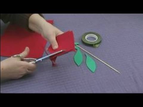 Foam Flower Crafts for Kids : Making Rose Petals for Kids' Crafts