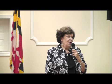 Cuban Exile Lala Mooney speaks to the MDGOP Hispanic Coalition