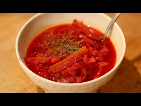 Vegetarian Borscht - Beet Soup Recipe