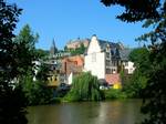 Marburg over the Lahn River In the Austro-Prussian War of 1866, the reactionary Prince-elector of Hesse had backed Austria; Prussia won, and invaded (without any bloodshed) and annexed Hesse-Kassel (as well as Hanover, the City of Frankfurt