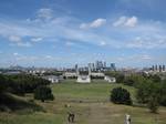 View on Queen's House and Greenwich Park. Greenwich Park is a former hunting park in Greenwich and one of the largest single green spaces in south east London.