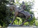 On the War Trail by Alexander Phimister Proctor, Civic Center Park, Denver, Colorado, USA. This statue was created in 1922.