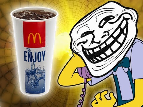 McDonalds Semen Coke - Prank call - (How to get a free meal) - Trolling all over the phone