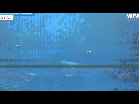 Tornado Sucks Up Tractor Trailers In Dallas Texas 4-3-2012 Raw Footage